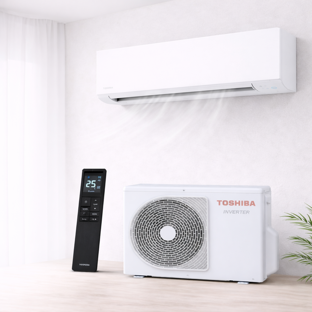 Toshiba Shorai Edge Black & White 4,6 kW bílá