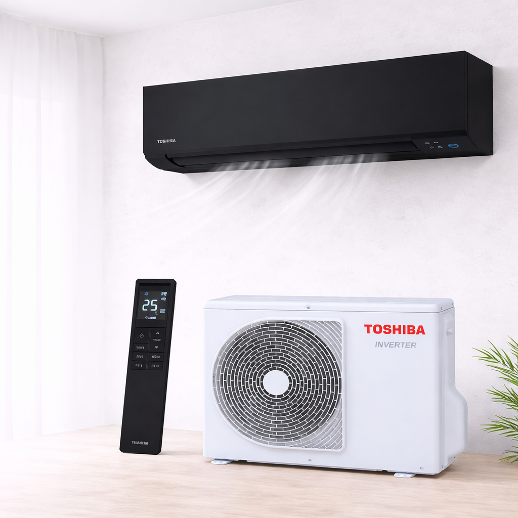 Toshiba Shorai Edge Black & White 4,6 kW černá